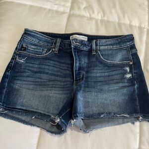 Kan Can Blue Denim Women's Shorts